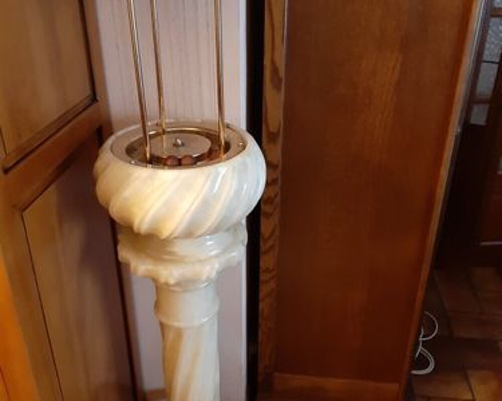 Belle ensemble colonne + fontaine en alb&acirc;tre Décoration