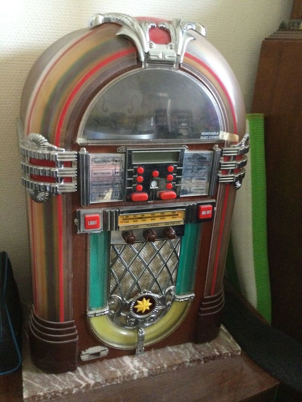 juke box mini cd et radio CD et vinyles