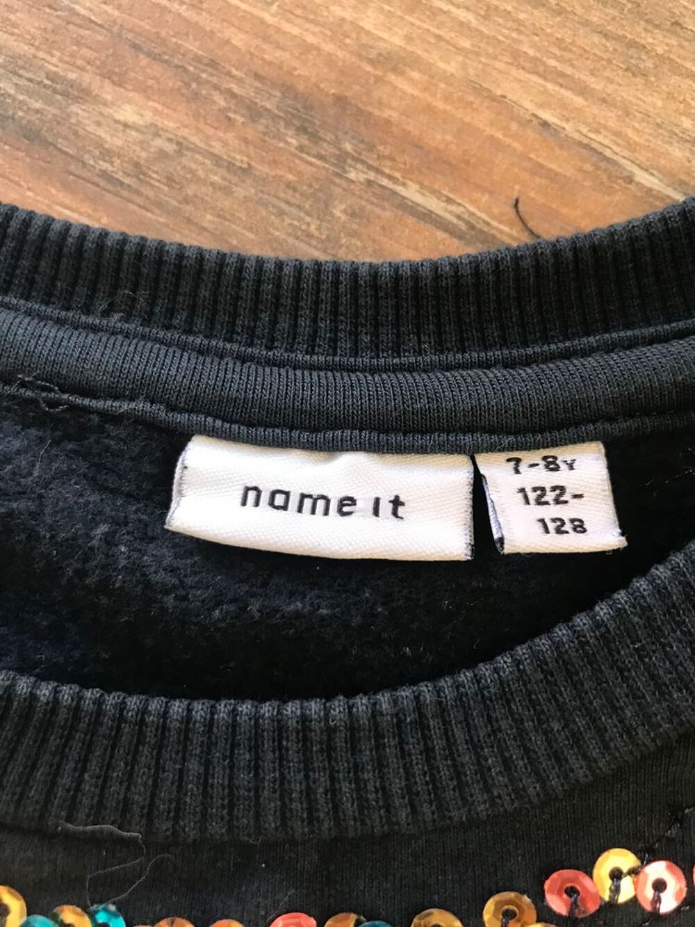 Sweat enfant fille avec paillettes " Name it " Vêtements enfants