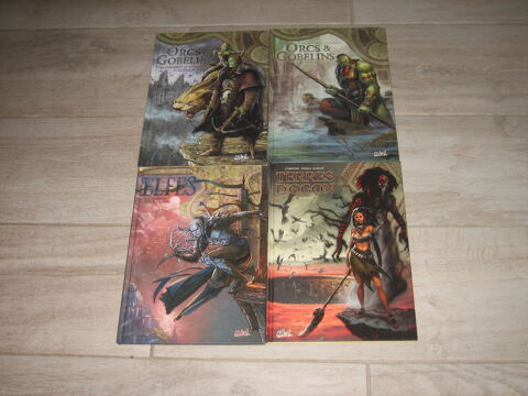 lot 4 bd ELFES 35+ ORCS � GOBELINS 16+25+TERRES D'OGONE tous EO �tat neuf soleil 30 C�zy (89)