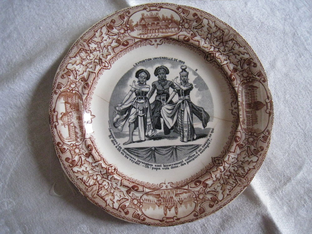 Assiette parlante de 1889 