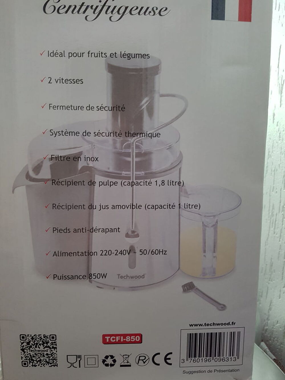 Extracteur de jus Techwood Electroménager