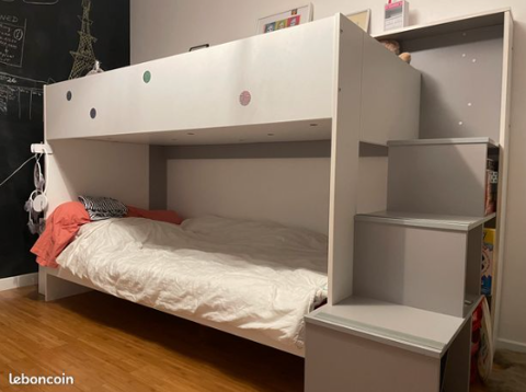 Lit superpos� enfant 200 Rosny-sous-Bois (93)