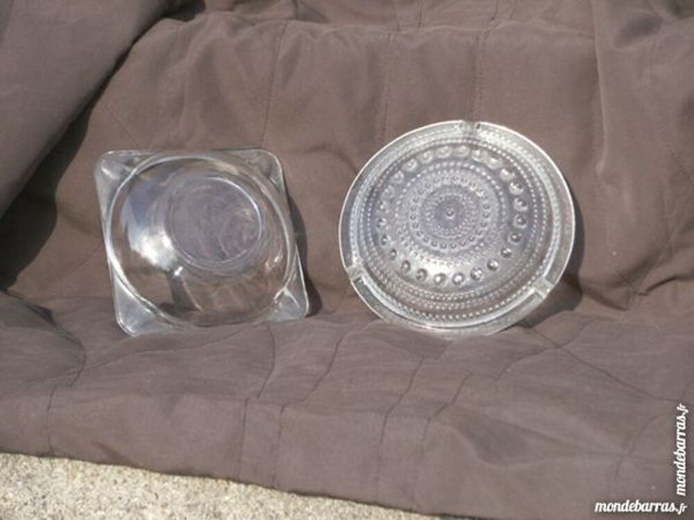CENDRIERS en VERRE de TABLE Cuisine