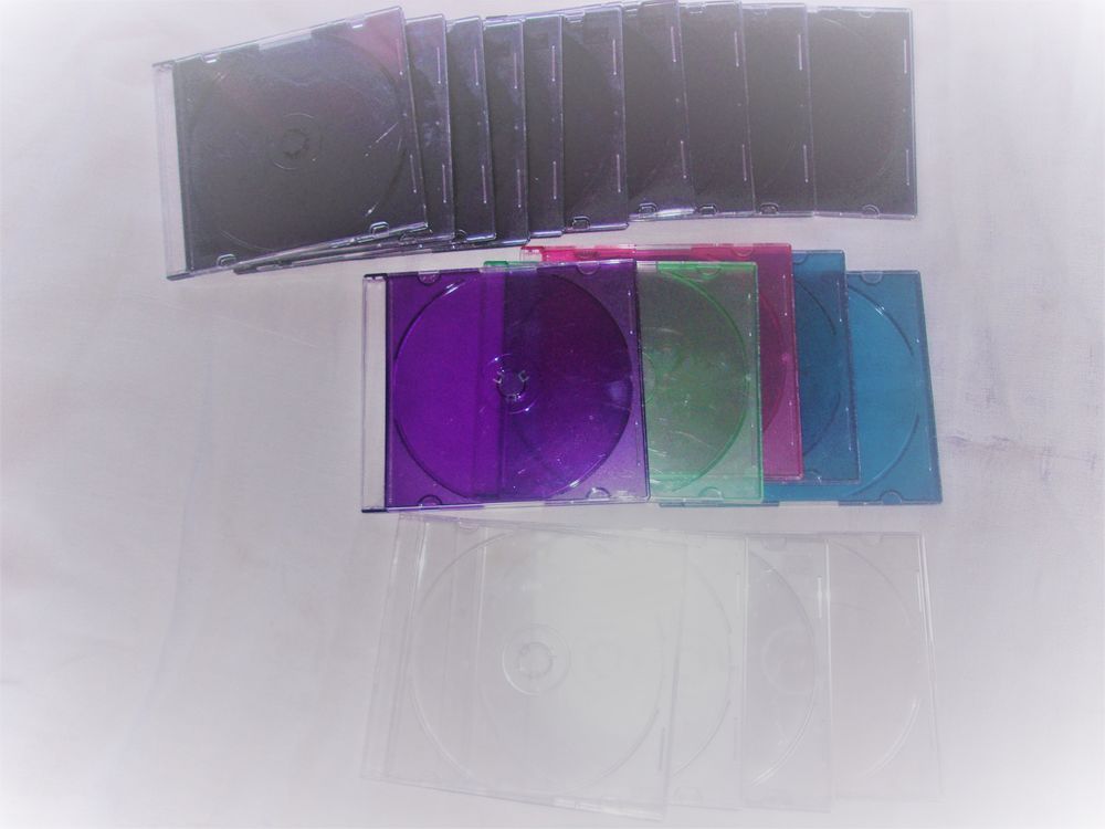 Lot de 15 boitiers pour CD CD et vinyles