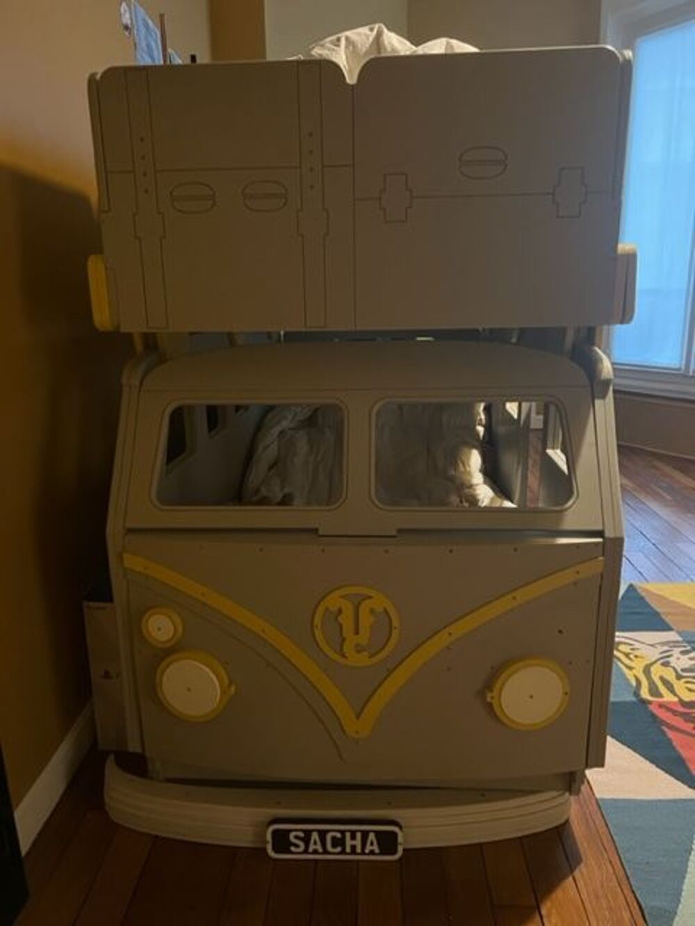 Vendons Lits superpos&eacute;s VW Van Surf Mobilier enfants