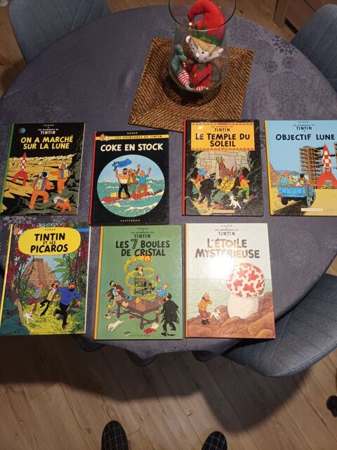 Lot de 7 livres BD de(TINTIN)�
livres authentique, Collector 0 Golbey (88)