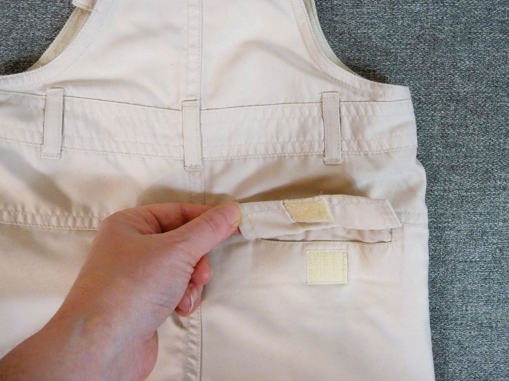 Salopette Beige &agrave; Boutons Pressions- 6 mois-Tout Compte Fait Vêtements enfants