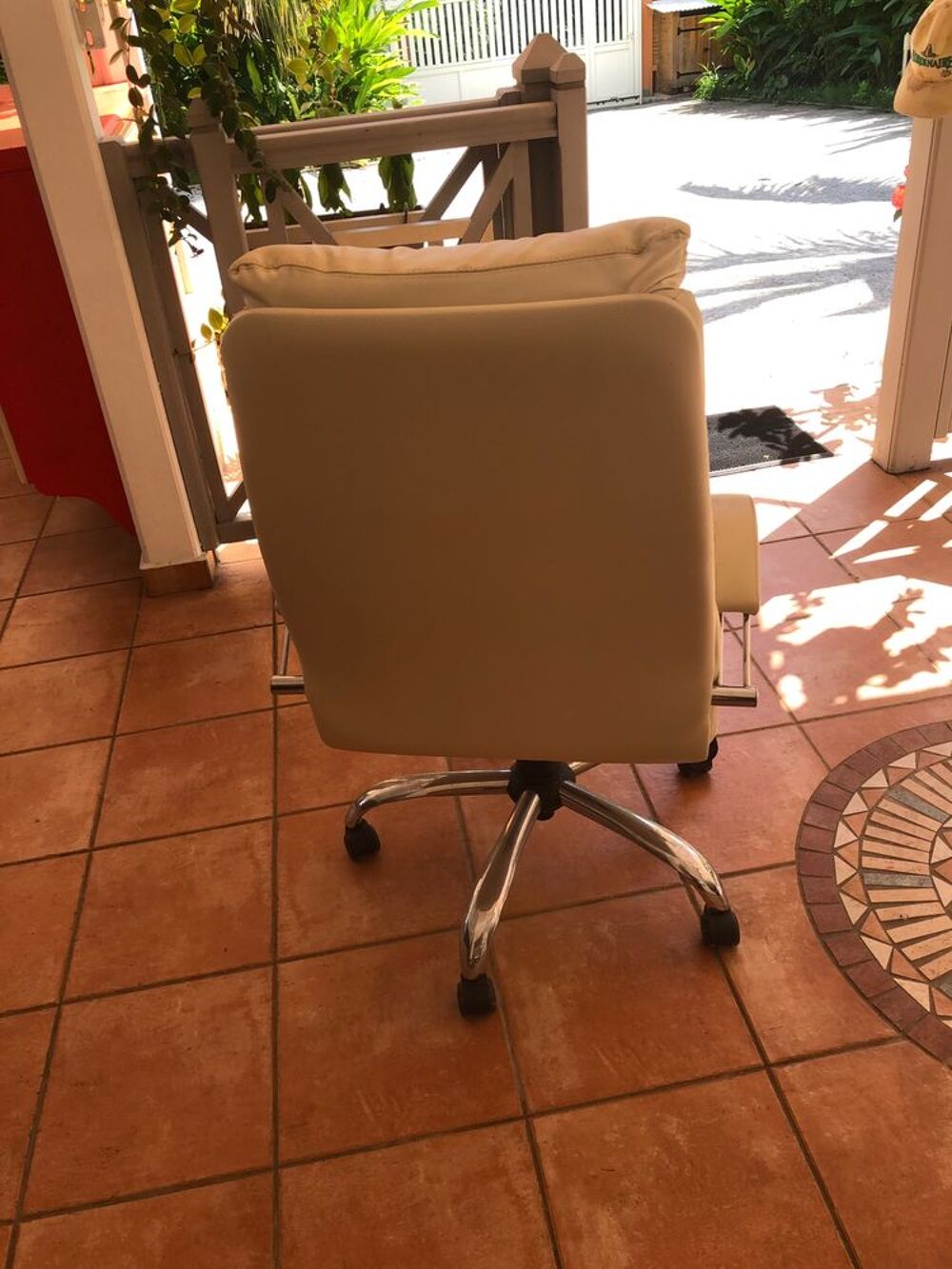 Fauteuil de bureau en cuir Meubles