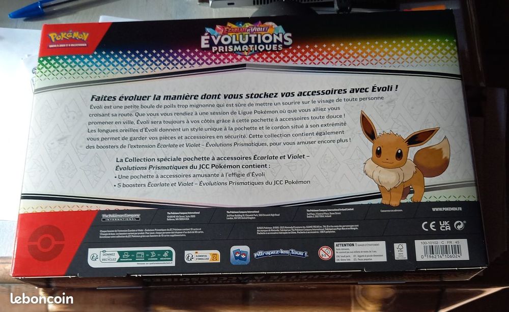 CARTES POKEMON COFFRET Pochette &Eacute;volutions Prismatiques neuf 