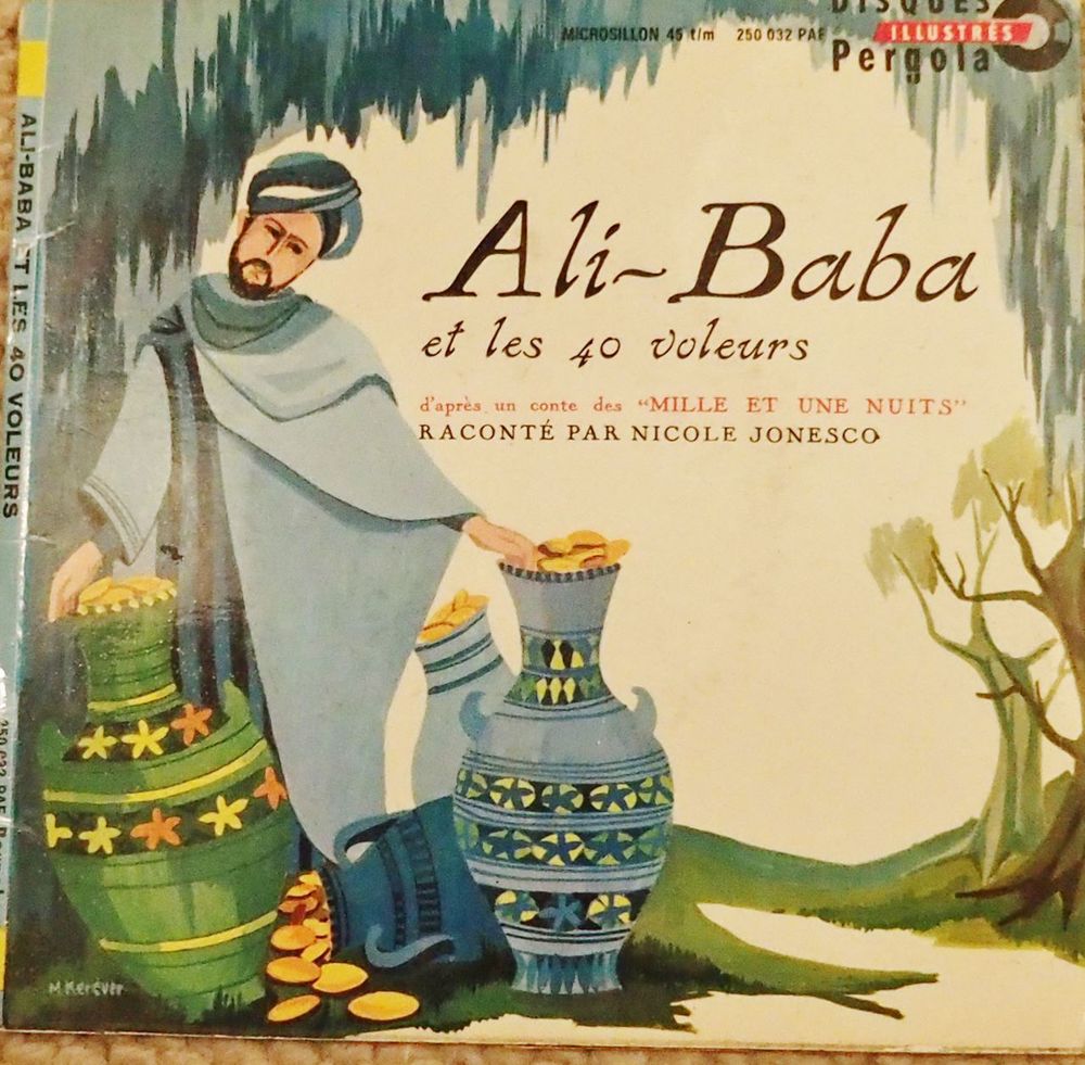 Livre disque vinyl ALI BABA et les 40 VOLEURS CD et vinyles