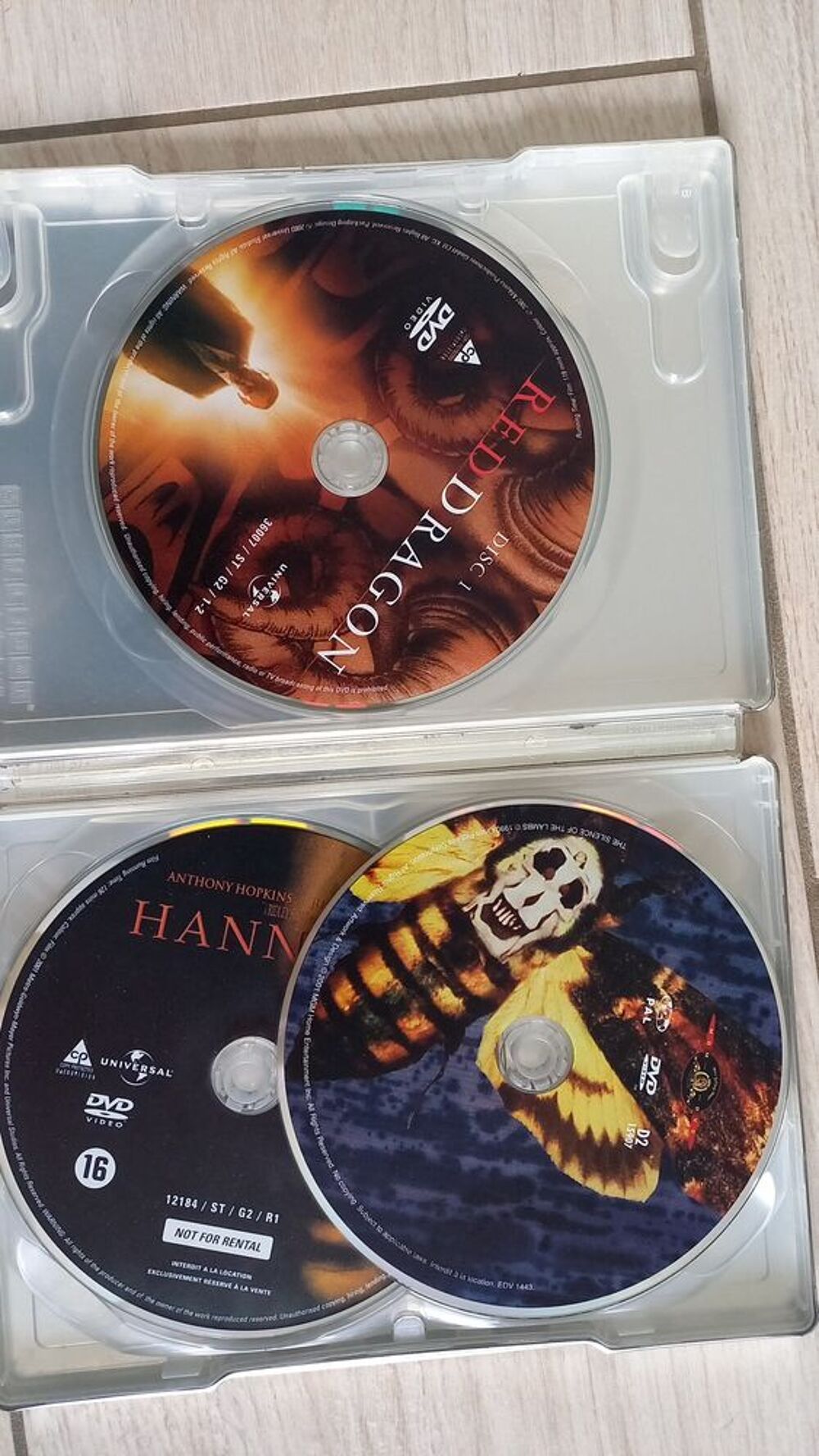 Trilogie Hannibal DVD et blu-ray