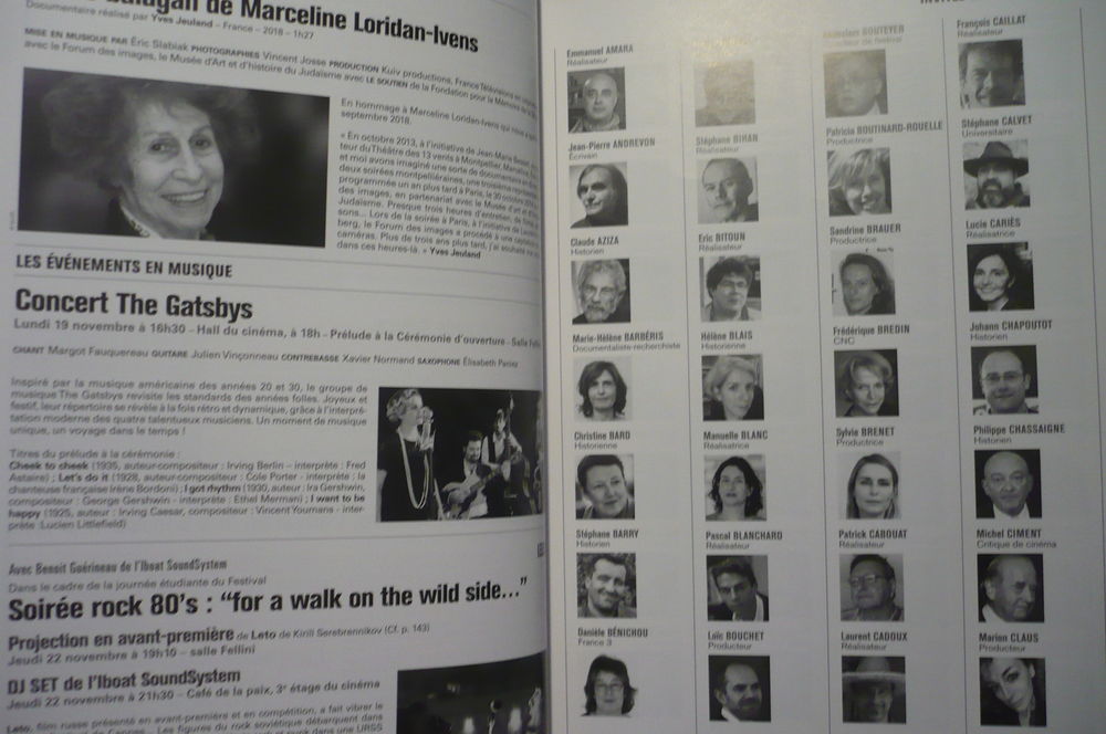CATALOGUE 29&egrave;me FESTIVAL INTERNATIONALE DU FILM D'HISTOIRE Livres et BD