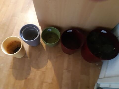 Lot de 5 pots pour fleurs ou plantes valant plus de 40 €  20 Montbéliard (25)