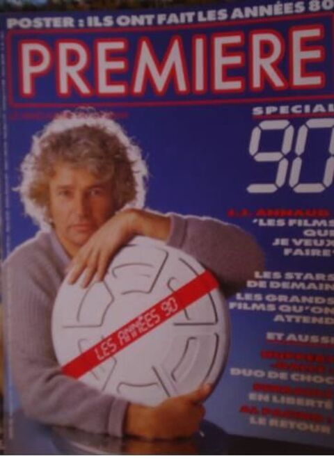 lot de 2 revues de CINEMA PREMIERE 10 Les �glisottes-et-Chalaures (33)