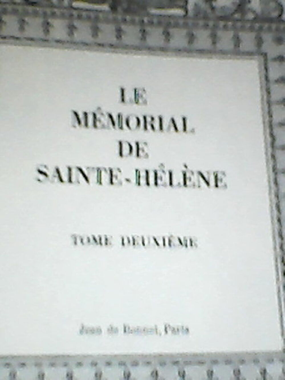 memorial de st helene Livres et BD