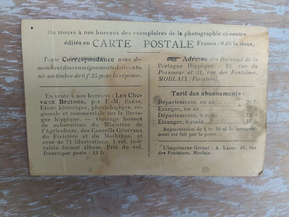 CPA Posti&egrave;res Finist&egrave;re Poulini&egrave;res Chataulin Bretagne 1925 