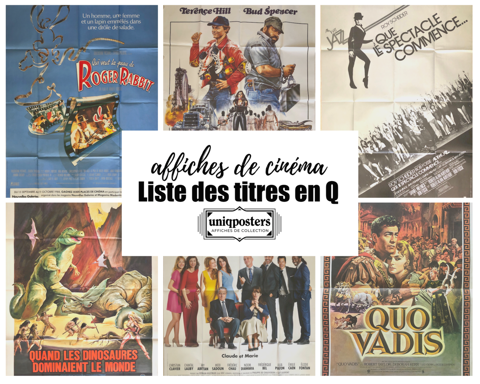 Affiches originales de cinma : Films en Q 0 Montpellier (34)