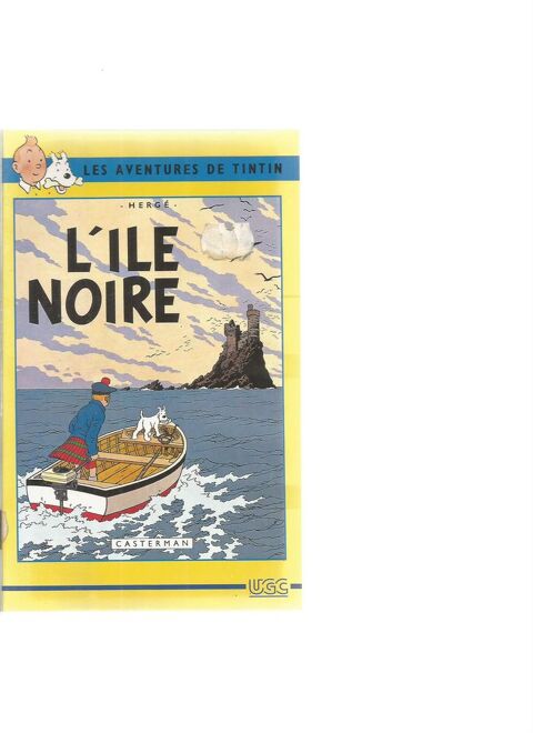 Tintin - l'ile noire - cassette vhs - livraison possible 5 Toulouse (31)