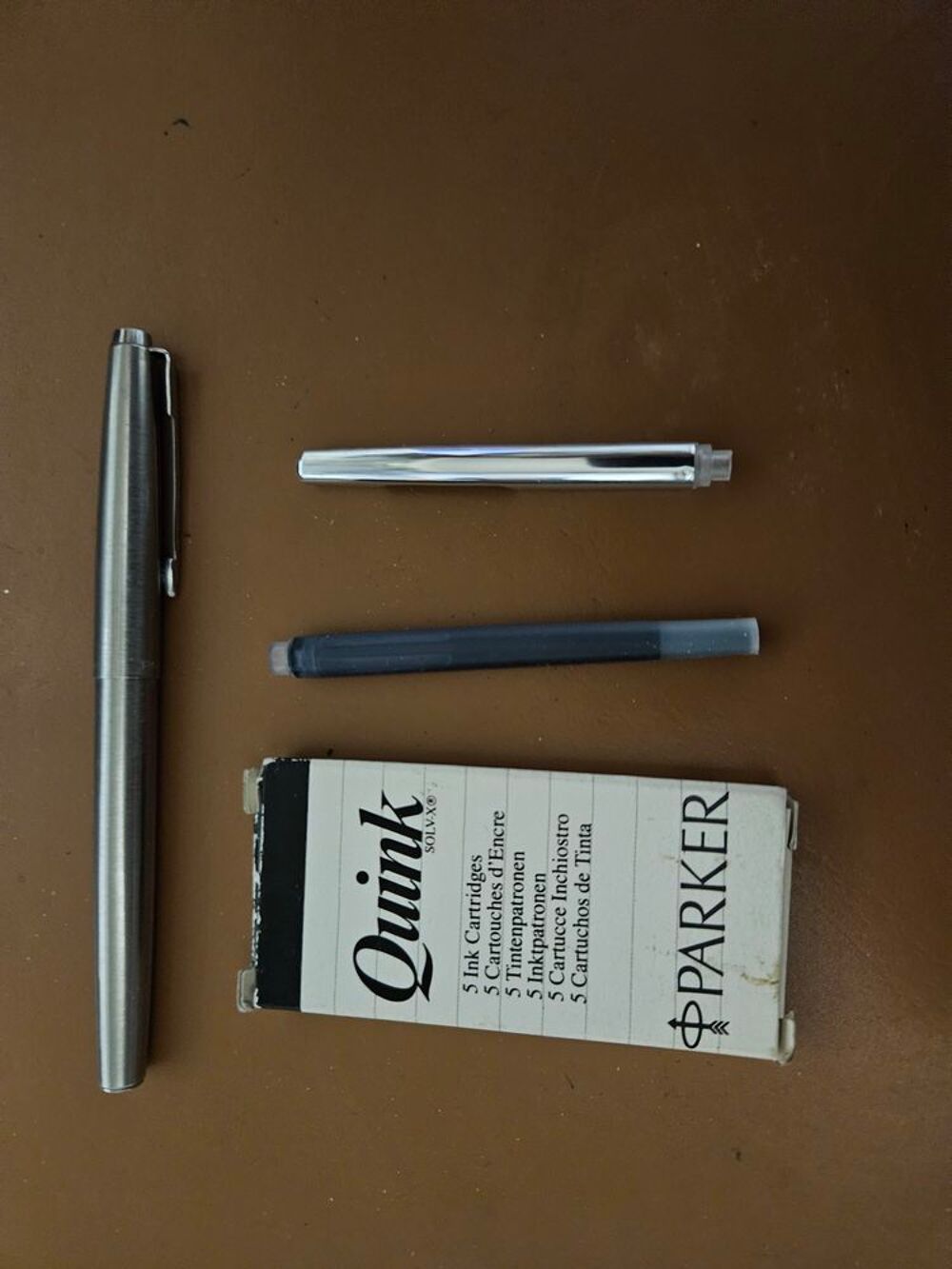 Parure de stylos Parker + encre 