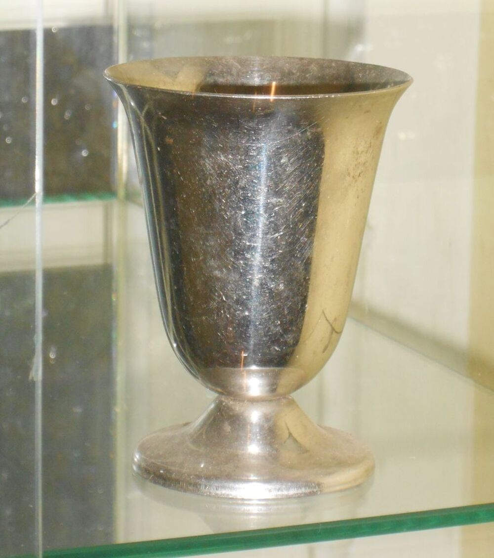 timbale verre en m&eacute;tal Décoration
