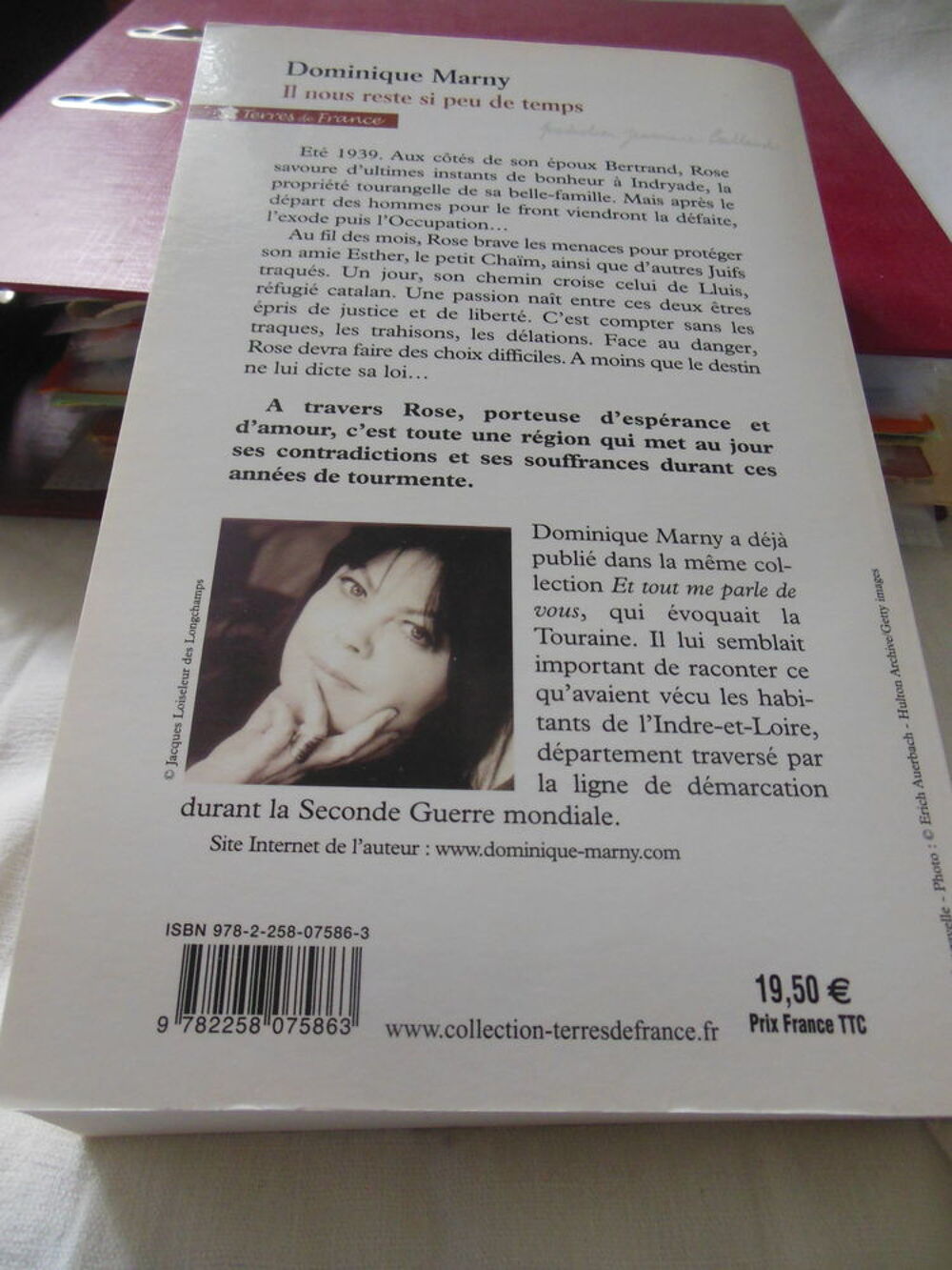  IL NOUS RESTE SI PEU DE TEMPS - Dominique MARNY Livres et BD