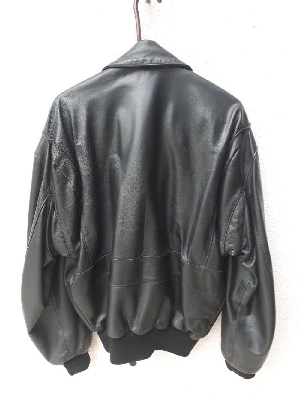 Blouson cuir aviateur Vtements
