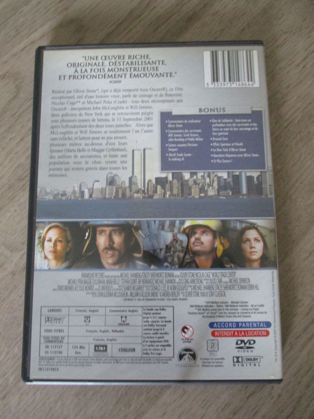 DVD Collector World Trade Center DVD et blu-ray
