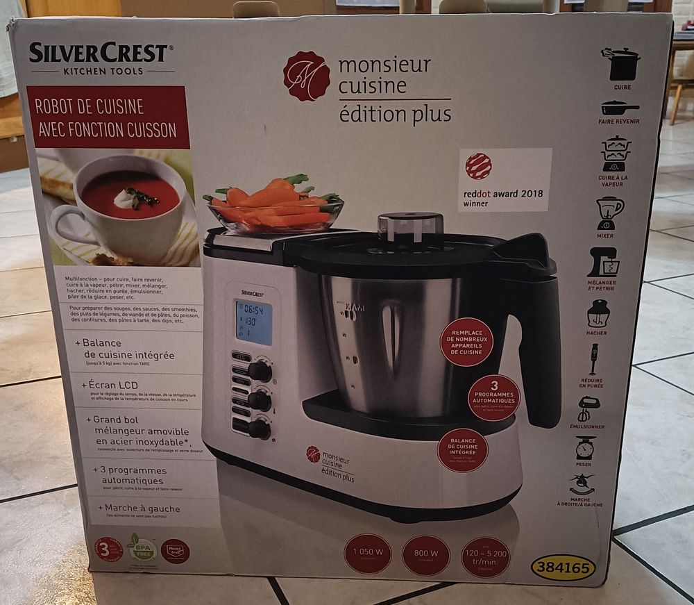 ROBOT CUISINE SILVERCREST Monsieur Cuisine &eacute;dition plus Electroménager
