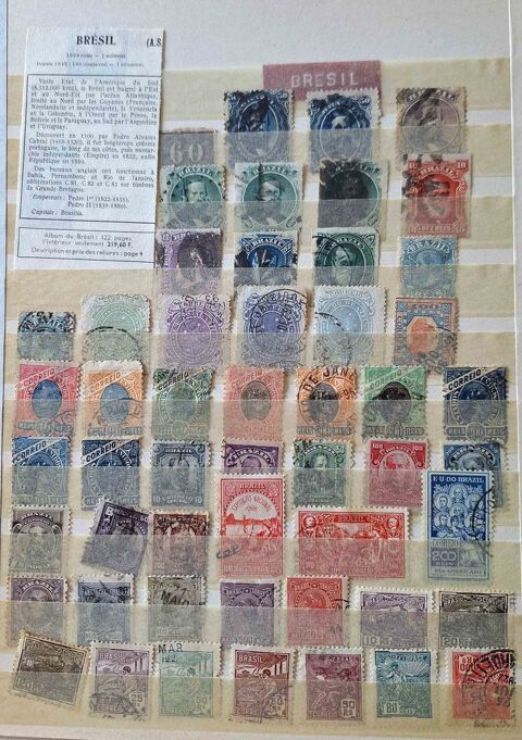 S�rie de timbres de collection du Br�sil (Bolivie) 16 Gap (05)