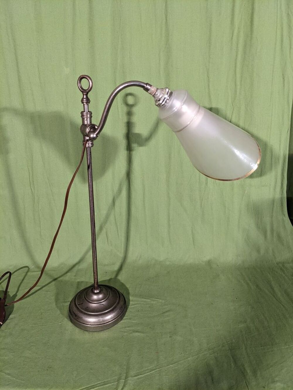 Lampe d'Horloger &agrave; tulipe Guariche d&eacute;but du si&egrave;cle dernier e Bricolage