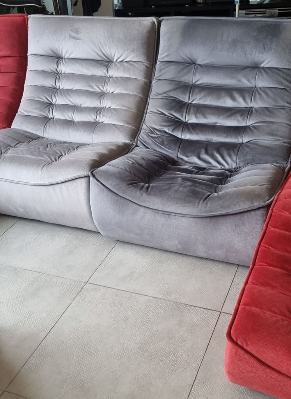 Ensemble canap&eacute; modulable contemporain ZANZIBAR HomeSalon Meubles