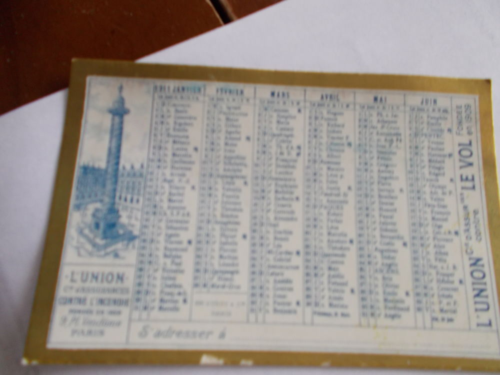 lot de 3 petits calendriers de poche prix en baisse 