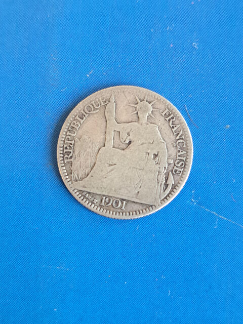 1901 Indochine francaise 10 centimes argent 10 Espagne (66)