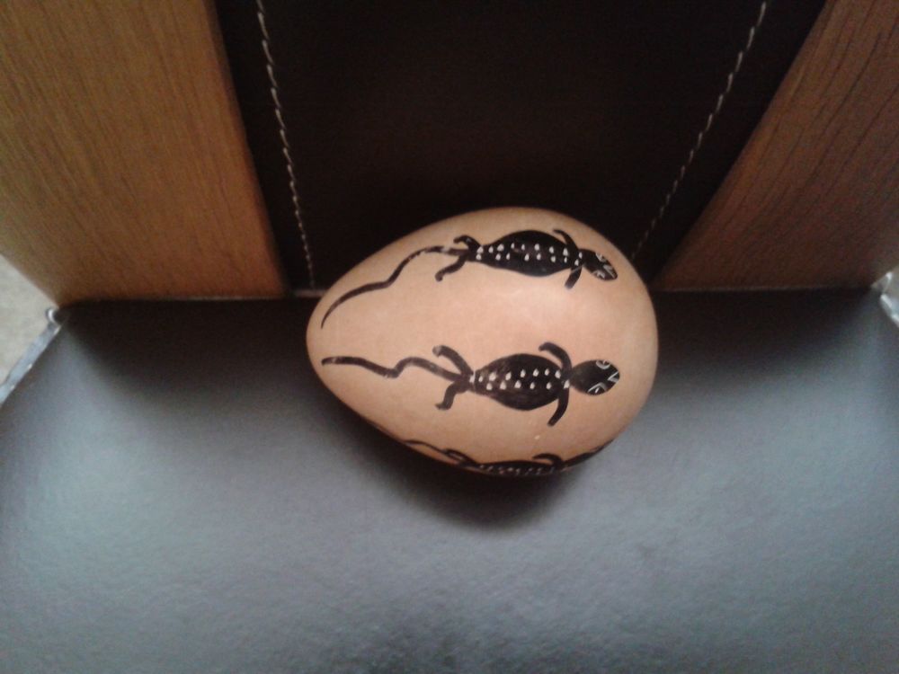 oeuf en st&eacute;atite d&eacute;cor de l&eacute;zards 