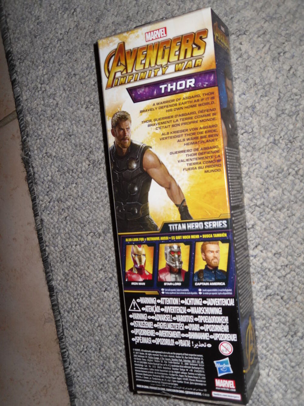 Figurine ; Thor, Avengers I.W ( super h&eacute;ro). 2018: 30cm Neuf Jeux / jouets