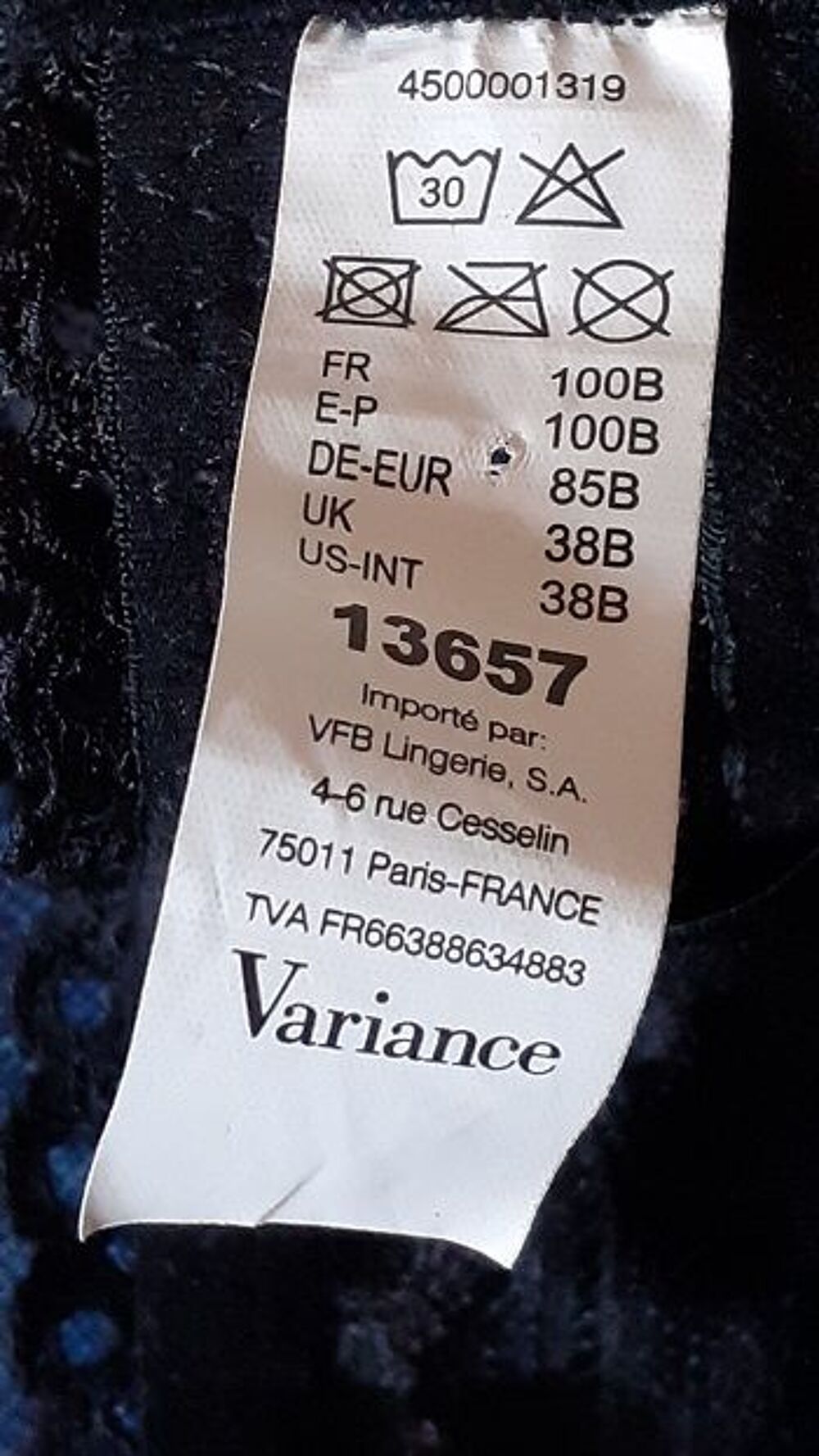  Soutien gorge marque VARIANCE mod&egrave;le DEESSE Vêtements
