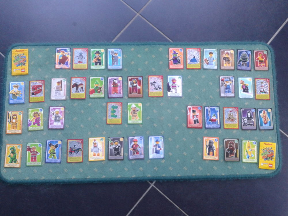  Cartes &Agrave; Collectionner Auchan Lego Cr&eacute;e Ton Monde 