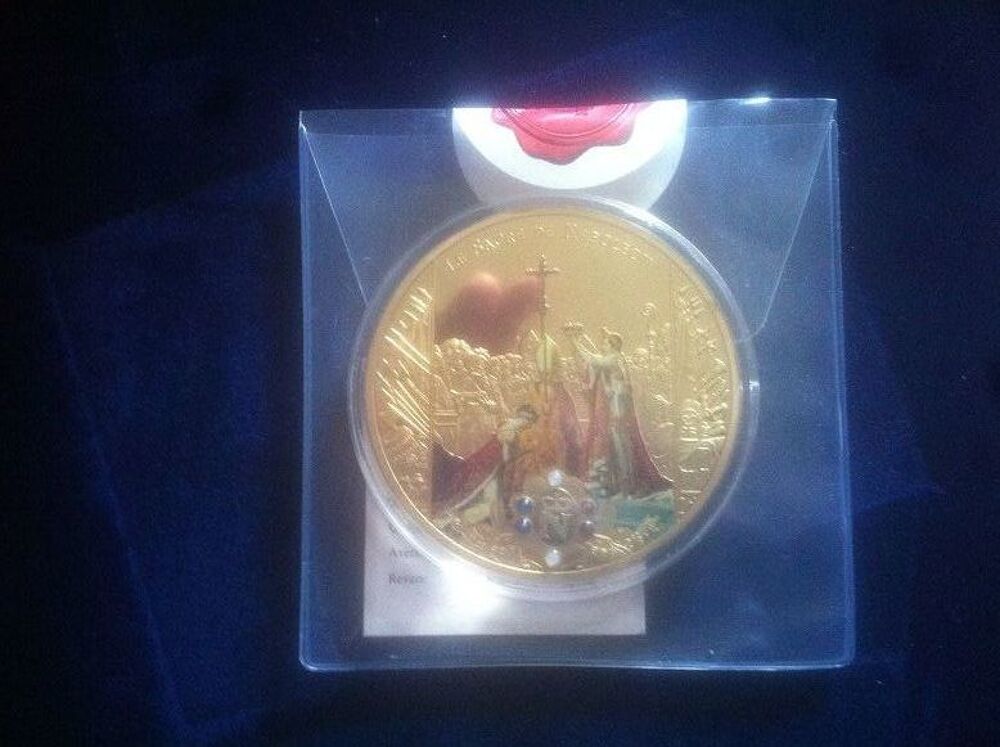 pi&egrave;ce m&eacute;daillon le sacre de Napol&eacute;on 