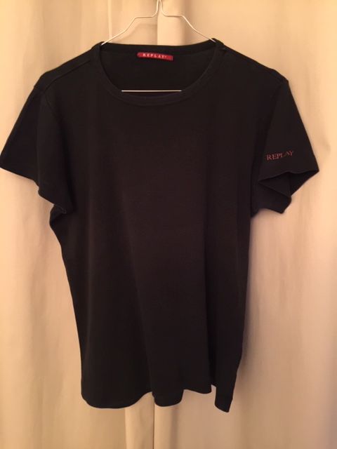 Tee-shirt Homme manches courtes marque REPLAY noir T. M 3 Saulx-les-Chartreux (91)