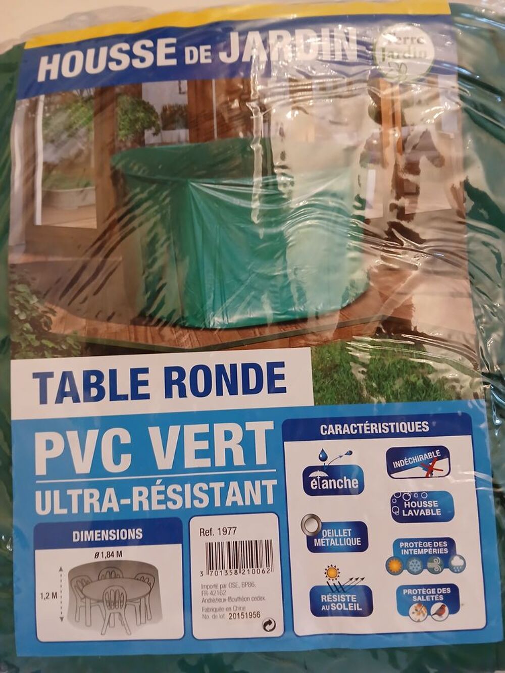 housse de table ronde. Jardin