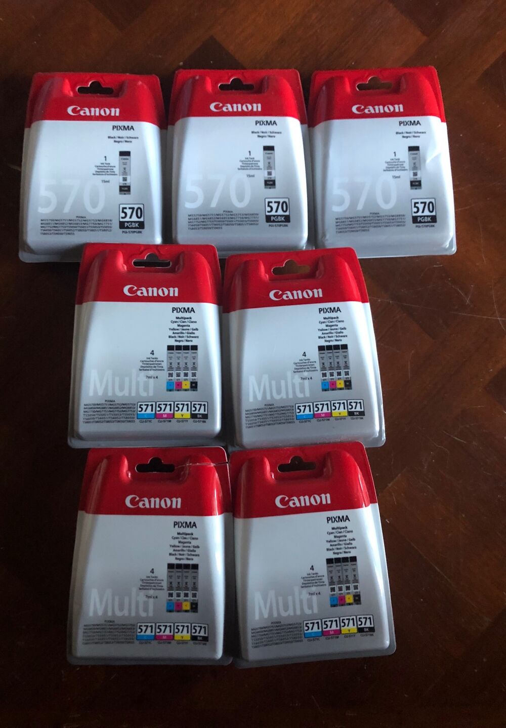lots de cartouches encre CANON PIXMA 570 et 571 Matériel informatique