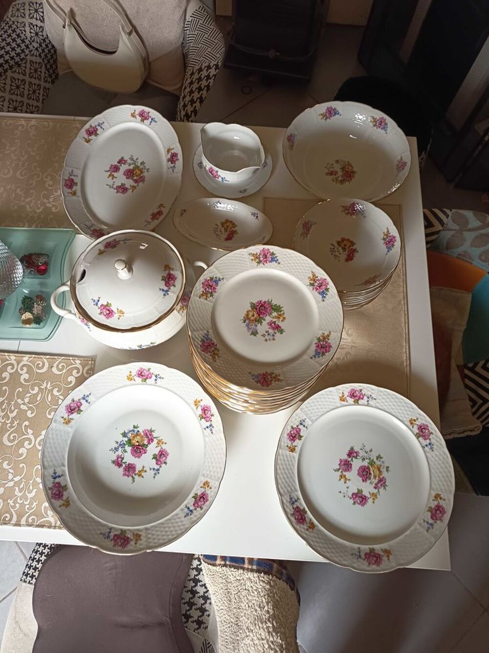 service porcelaine fine de boheme Décoration