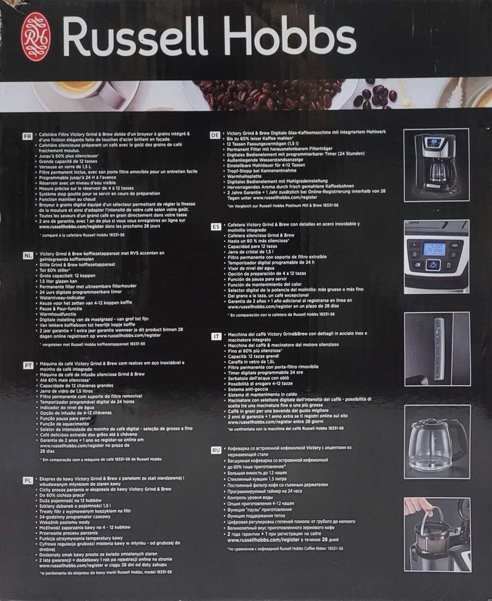 cafeti&egrave;re grains Electroménager