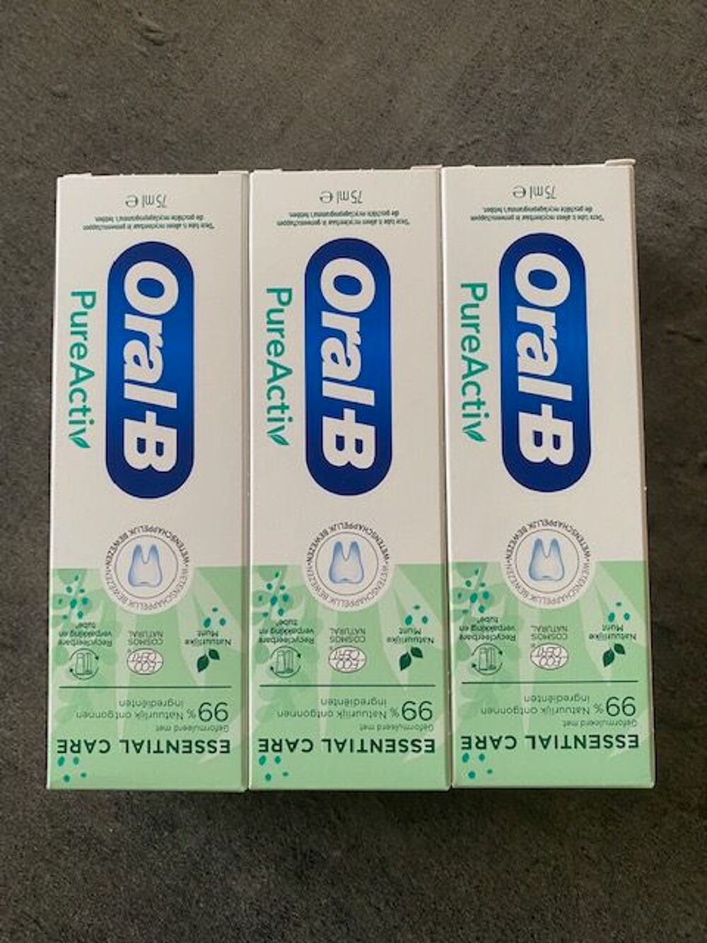 Lot 3 tubes oral B neufs Puriculture