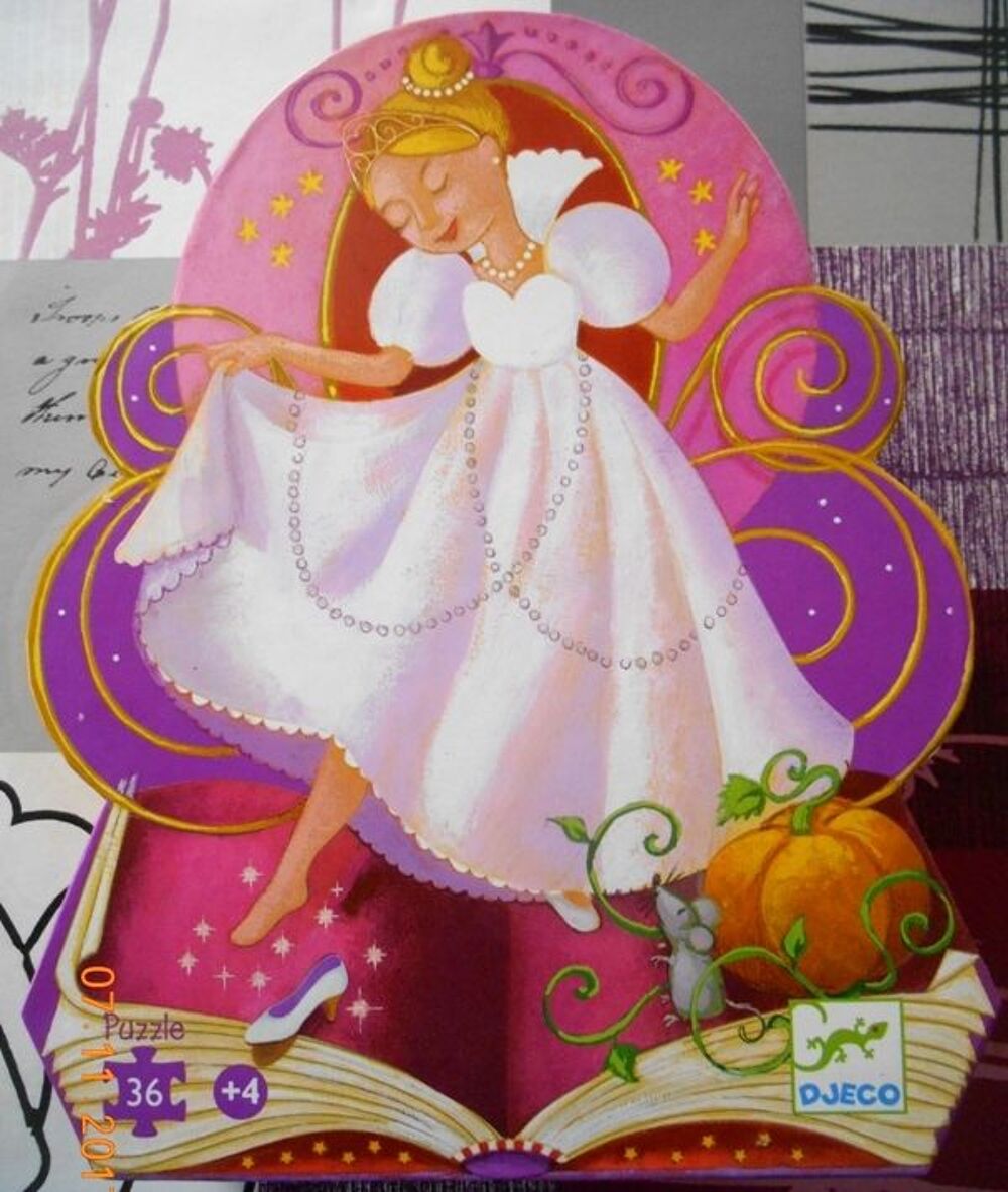 Puzzle Cendrillon DJECO 36 pi&egrave;ces Jeux / jouets