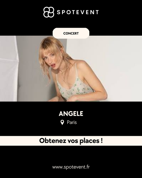 Angele - Paris - Concert - Places disponibles 197 Paris 18 (75)