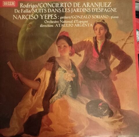 JOAQUIM RODRIGO / CONCERTO DE ARANJUEZ / DISQUE 33 TOURS 
45 7 Pont-Audemer (27)
