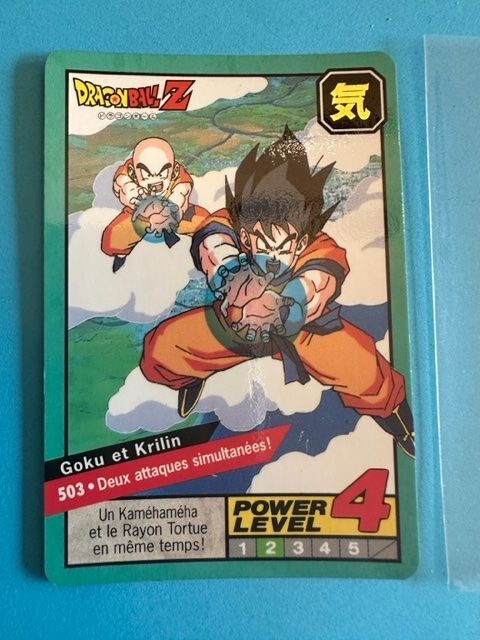 Carte DBZ n503 Carddass Bandai 1996 VF 4 Meudon (92)