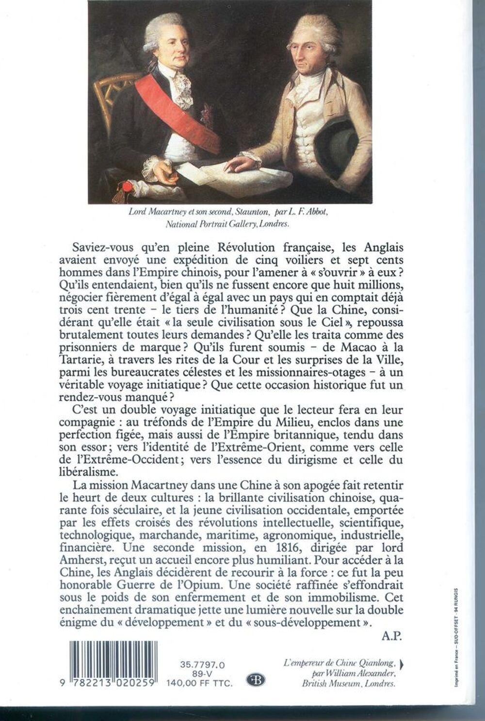 L'empire immobile ou le choc des mondes Livres et BD